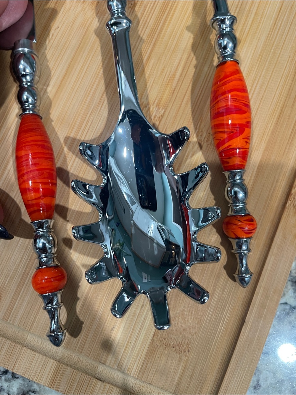 Decorative Italian Glass Kitchen Utensils - Picture 8 of 8